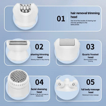 5 in 1 Women Epilator - IPX6 Waterproof Body Hair Removal Callus Remover