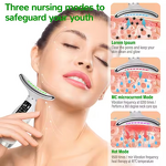 Face Neck Lifting Massager - 7 Color Light Current Wrinkle Removal Rejuvenation