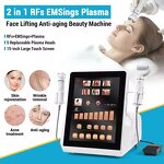 2 In 1 RFEMS Plasma Pen - Fractional RF Skin Tightening Acne Scars Ozone Machine