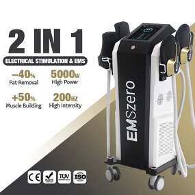 14Tesla RF Ems Machine - 4 Handles Body Seat Cushion Emszero Sculpting Device