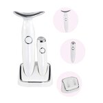 U-Shape EMS Beauty Device - Home Use Micro-current Wrinkle Remover LED Face Neck