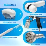 5 In 1 Scalp Analyzer Machine - AI 2 HD Detector 50X 200X Hair Growth Device