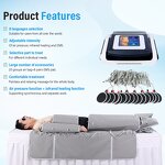 3-in-1 Lymphatic Drainage Machine - Pressotherapy EMS Muscle Stimulator Desktop Slim