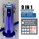 9 in 1 Facial Care Machine - Second Generation Silver Brown Aqua Skin Dermabrasion