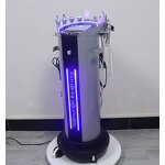 9 in 1 Facial Care Machine - Second Generation Silver Brown Aqua Skin Dermabrasion