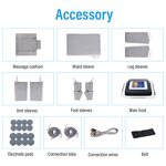 3-in-1 Lymphatic Drainage Machine - Pressotherapy EMS Muscle Stimulator Desktop Slim