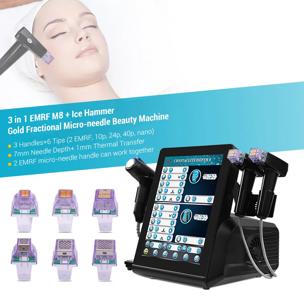 Morpheus8 RF Beauty Instrument - Depth 8 Microneedle Acne Repair Fractional Machine