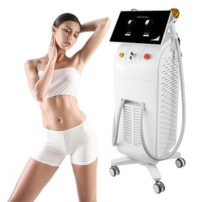 Titanium Laser Hair Removal Machine - 2025 New 15.6 1000-1600W 3 Wavelengths 4K ICE