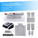 3-in-1 Lymphatic Drainage Machine - Pressotherapy EMS Muscle Stimulator Desktop Slim