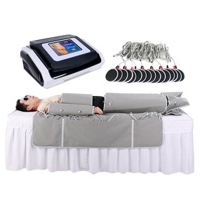 3-in-1 Lymphatic Drainage Machine - Pressotherapy EMS Muscle Stimulator Desktop Slim