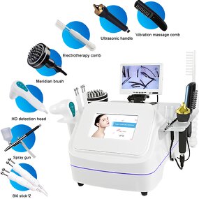 7 in 1 Hair Loss Scanner - Salon Spa HD Detector 50X 200X Scalp Analysis Machine