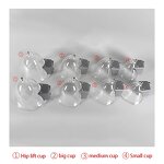 3-in-1 Electric Breast Massager - Portable Vacuum Suction Cup Butt Enhancement Home