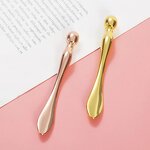 Mini Metal Eye Cream Spoon - 3 Colors Reusable Zinc Alloy Makeup Spatula Stick
