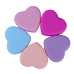 Heart Shape Silicone Mat - Makeup Brush Cleaner Multiple Texture Cleansing Pad