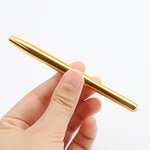 Mini Lip Makeup Brush - Portable Metal Handle Retractable Lipstick Gloss Tool