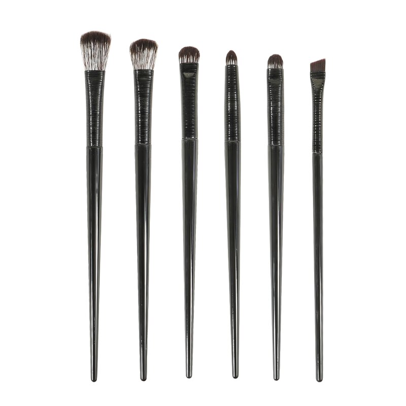 6 Pieces Eye Makeup Brush Set - Multi-function Eyeshadow Lip Gloss Eyebrow Tool