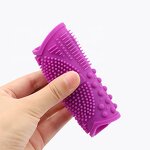 Double Round Silicone Mat - Makeup Brush Cleaner Back Suction Home Trip Tool
