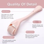 540 Titanium Derma Roller - Microneedle Roller Face Body Beard Hair Growth