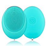 Electric Facial Cleansing Brush - Cute Egg Shape Silicone Pore Cleaning Travel Tool