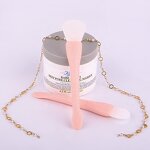 Double-end Silicone Mask Brush - Pink Custom Logo Soft Face Brush with Spatula