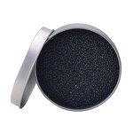 Metal Box Makeup Brush Cleaner - Black Sponge Dry-use Color Removal Switch Tool