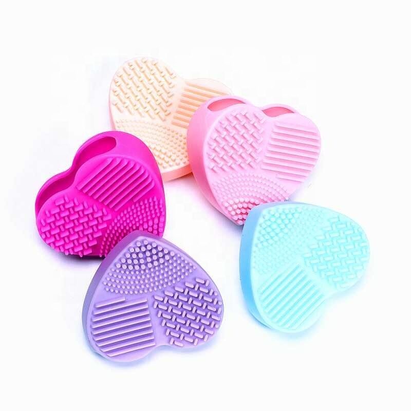 Custom Heart-shaped Silicone Brush - Facial Cleaning Skincare Beauty Tool