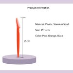 Stainless Steel Eyebrow Razor - Thick Handle Painless Shaving Blade with Cover