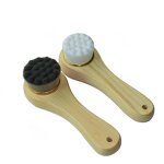 Facial Cleansing Brush - RUIXINLI Super Soft Bristle Wood Handle Mild Tool