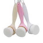 Long Handle Facial Brush - Free Samples Super Fine Nylon Hair Pore Cleansing Tool