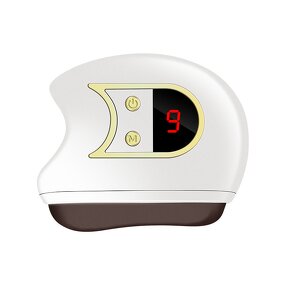 Heated Bian Stone Gua Sha - 9 Levels Heating Face Scraping Neck Massage Tool