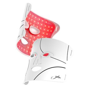 Silicone LED Light Therapy Mask - 4 Colors Infrared Face Skin Re-generation Device