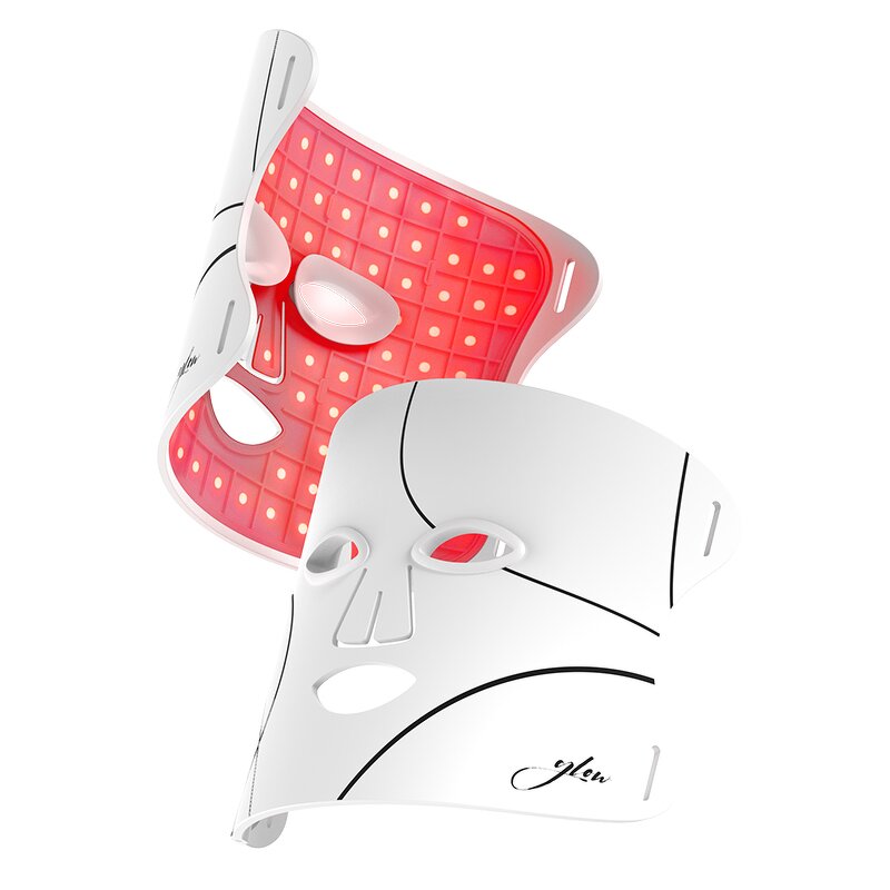 Silicone LED Light Therapy Mask - 4 Colors Infrared Face Skin Re-generation Device