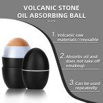 Volcanic Stone Oil Roller - Perfect Summer Reusable Face Oil Removal Accessory