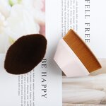 55# Magic Foundation Brush - Popular Flat Top Kabuki Blending Brush with Cover
