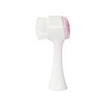 3D Vertical Silicone Brush - 2 in 1 Manual Dual-Action Facial Cleansing Tool