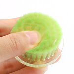 Mini Face Pore Cleansing Brush - Transparent Crystal Handle Quick-drying Tool