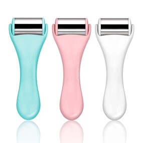 Facial Ice Rollers - Portable Face Eye Puffiness Relief Tighten Pores Headache Tool