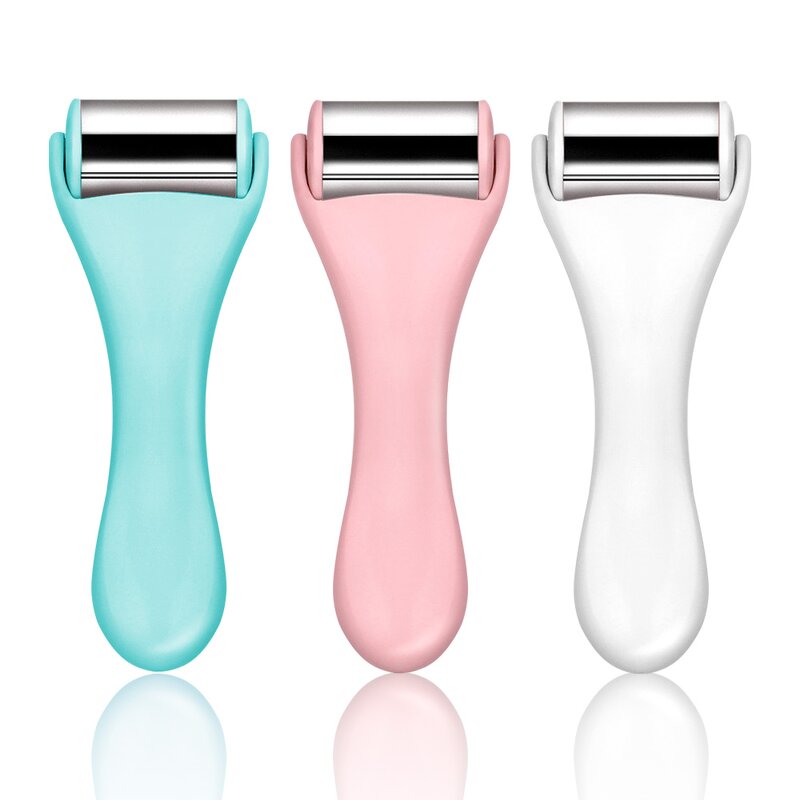 Facial Ice Rollers - Portable Face Eye Puffiness Relief Tighten Pores Headache Tool