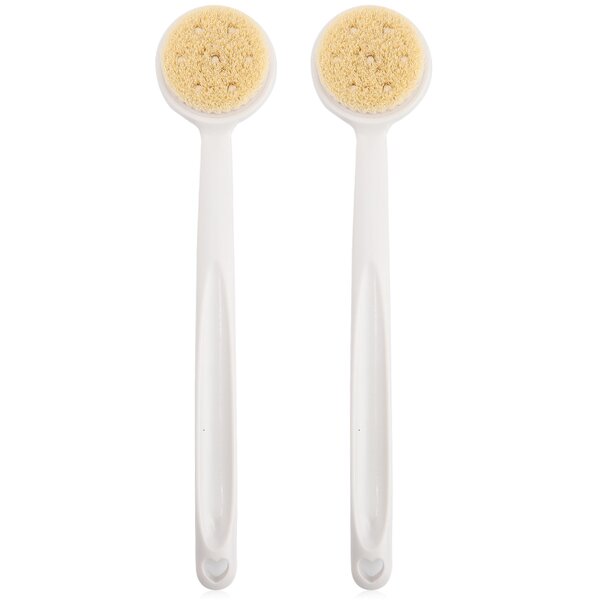 Long Handle Back Scrubber - Private Logo Thick Bristles Body Bath Shower Brush