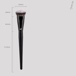 Face Broom Makeup Brush - Professional Angular Contour Blush Liquid Foundation