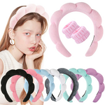 Bow Headband Wristbands Set - Wholesale Beauty Sponges Maternity Powder Puffs