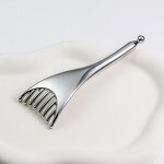 Stainless Steel Dermaroller Set - Multi-Functional Hair Scalp Brush Scraping Board