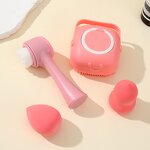 Facial Cleansing Brush Set - Eco Friendly Silicone Deep Cleaning Nose Kit