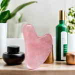 Rose Quartz Jade Roller - Wholesale Real Crystal Face Lift Gua Sha Tool