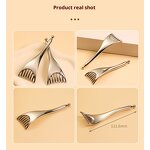 Stainless Steel Dermaroller Set - Multi-Functional Hair Scalp Brush Scraping Board