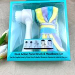 Double Head Mask Brush Set - Silicone Wash Brush Makeup Egg Gift Box Combo