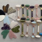 Jade Facial Massage Roller - Custom High Quality Face Scraping Skin Tightening