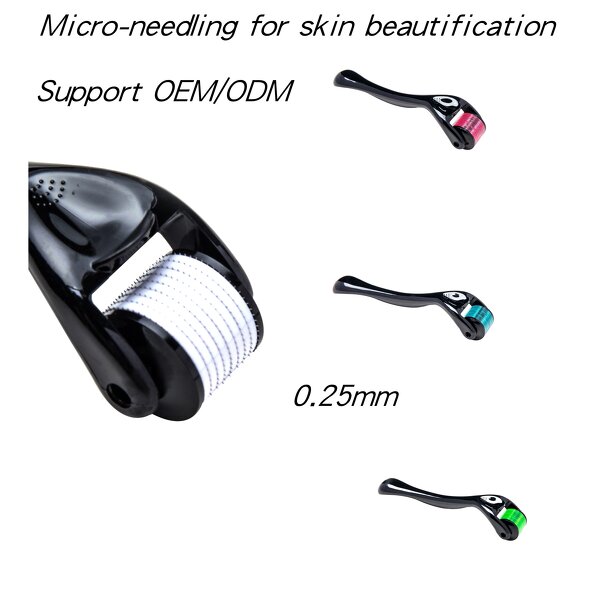 0.25mm Derma Roller - Custom Logo Safe Effective Hair Beard Face Care Tool
