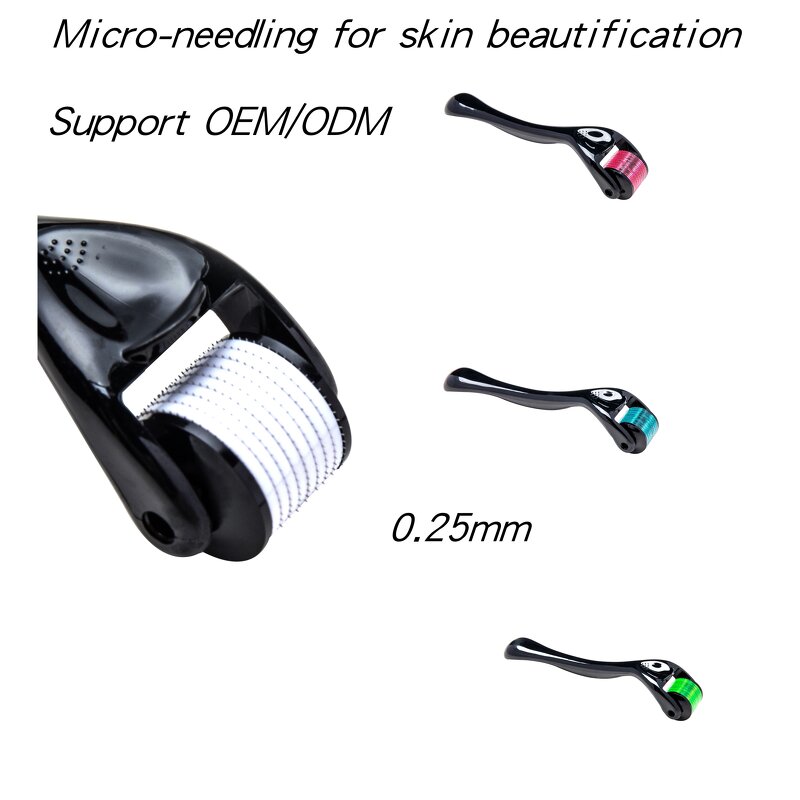 0.25mm Derma Roller - Custom Logo Safe Effective Hair Beard Face Care Tool