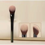 Wedge Blending Makeup Brush - New Green Black Cream Synthetic Hair Blush Tool